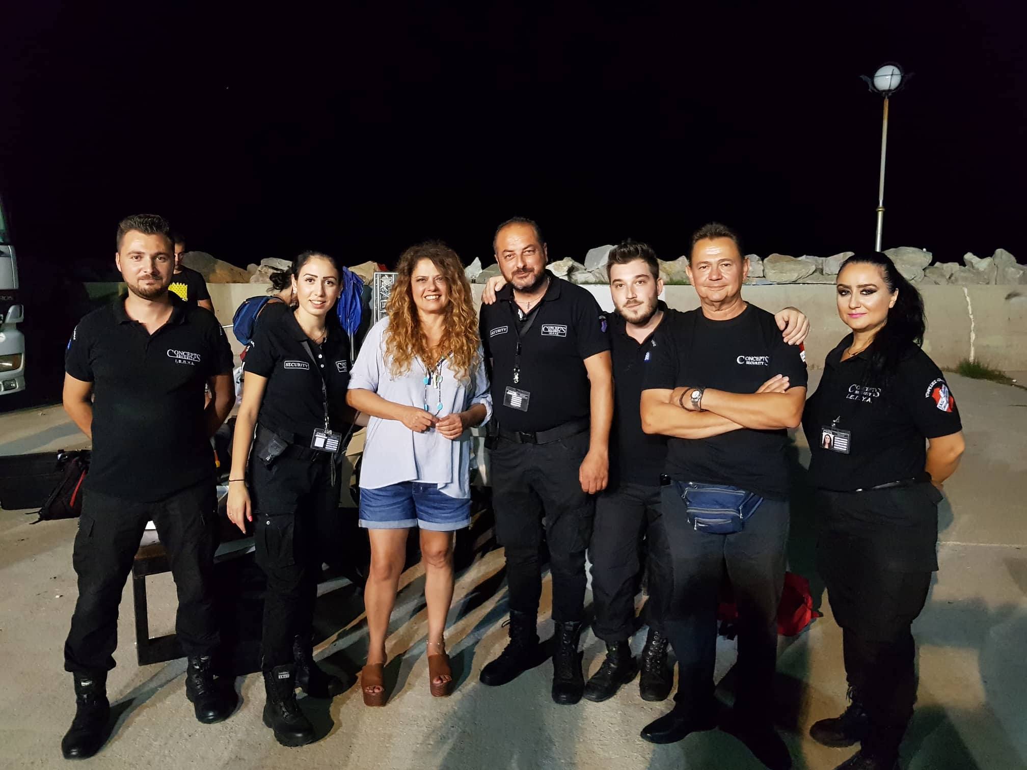 H ConceptsSecurity ανέλαβε την ασφάλεια της συναυλίας στην Καλλιράχη Θάσου